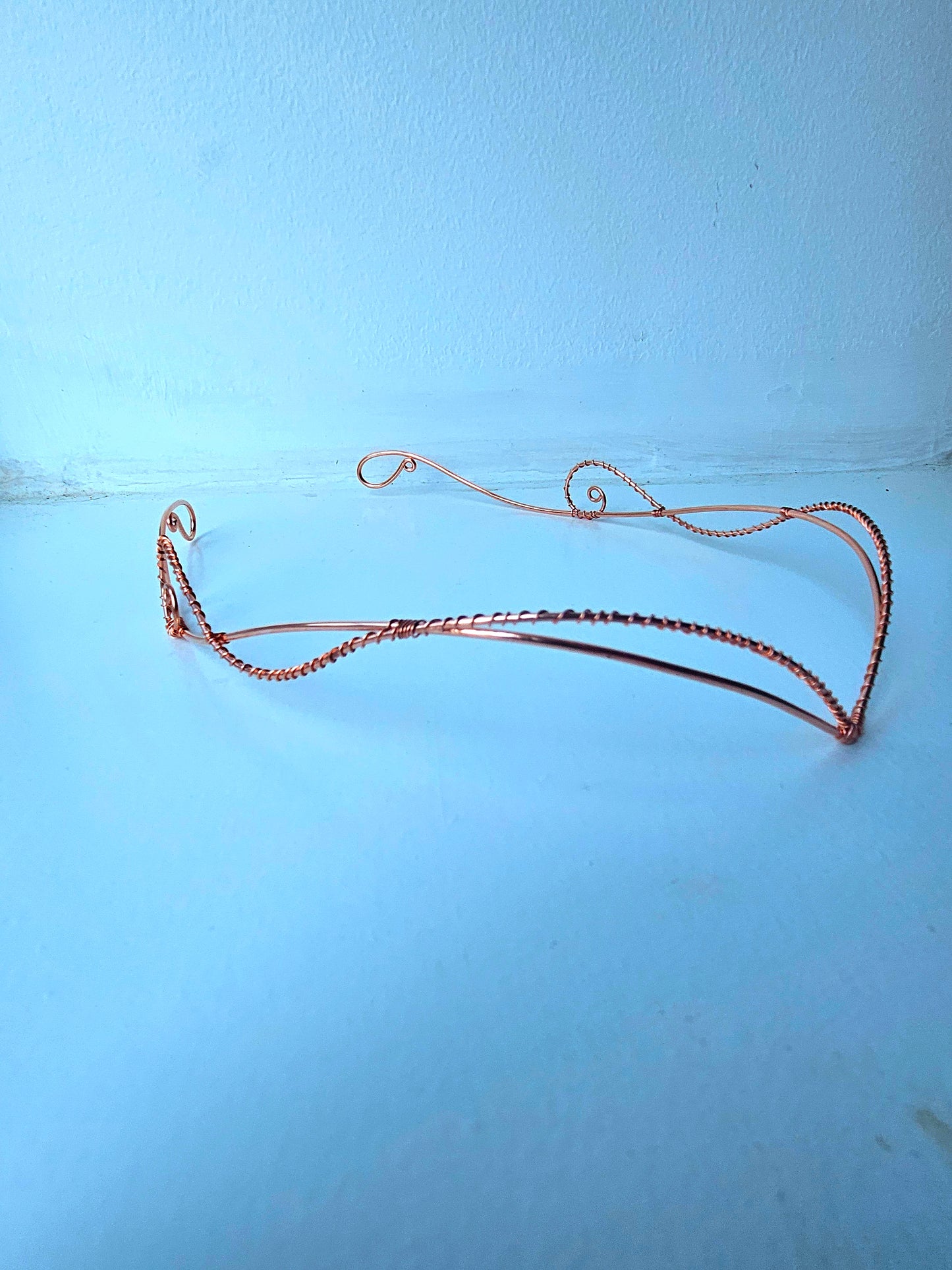 Handmade Copper Elven Circlet Fantasy Crown & Renaissance Tiara