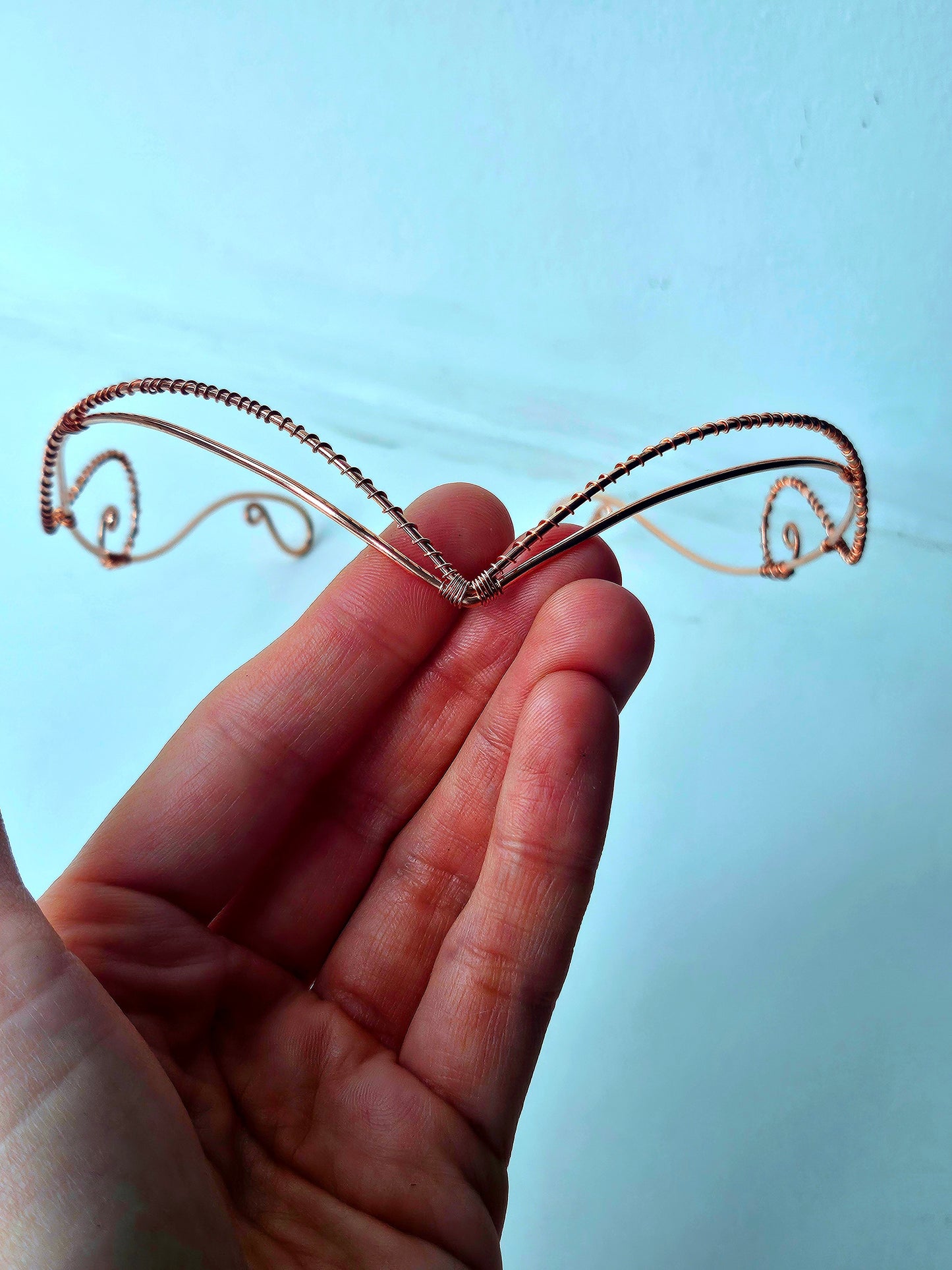 Handmade Copper Elven Circlet Fantasy Crown & Renaissance Tiara