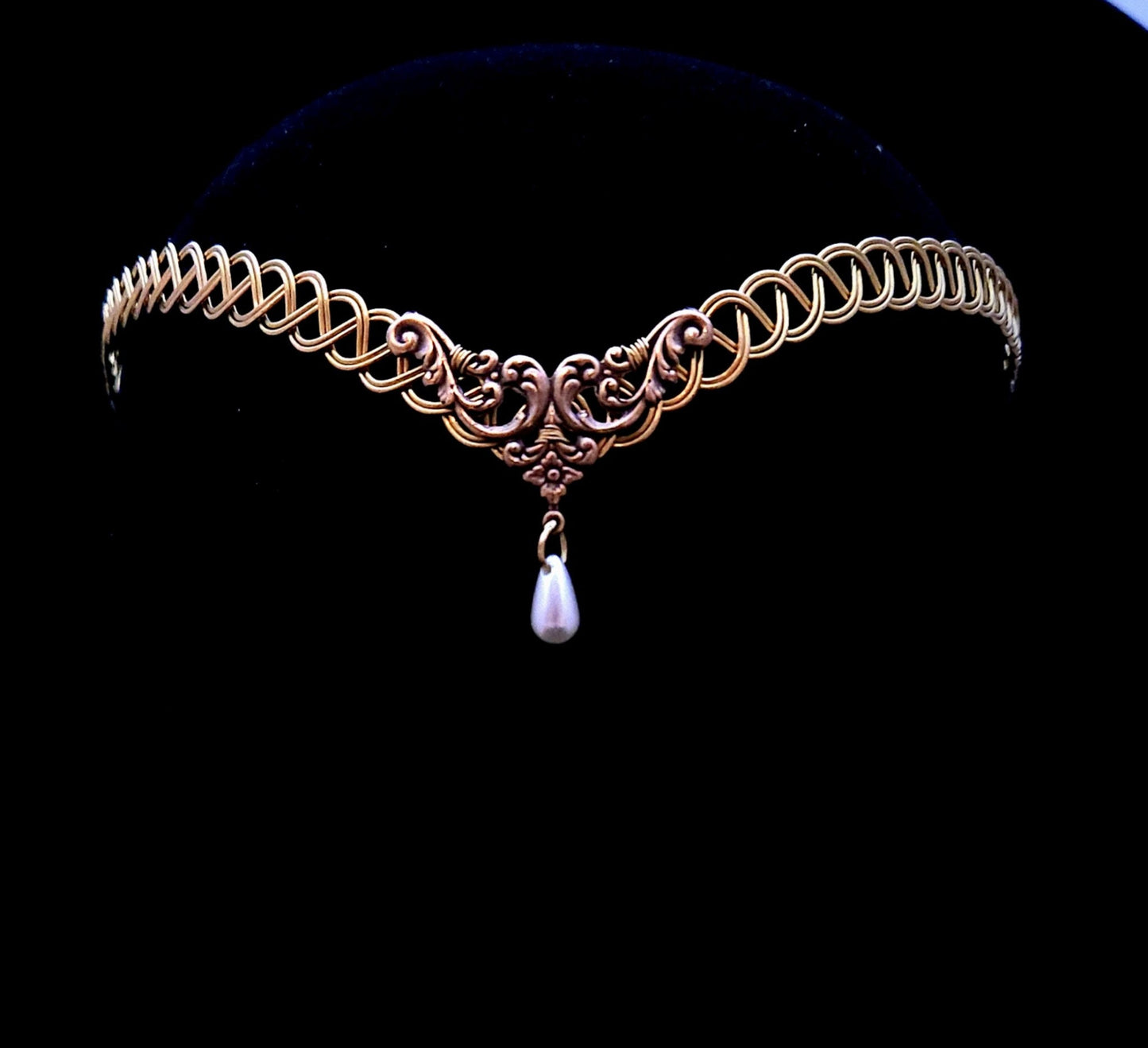 Medieval Renaissance circlet tiara pagan fantasy ELVEN