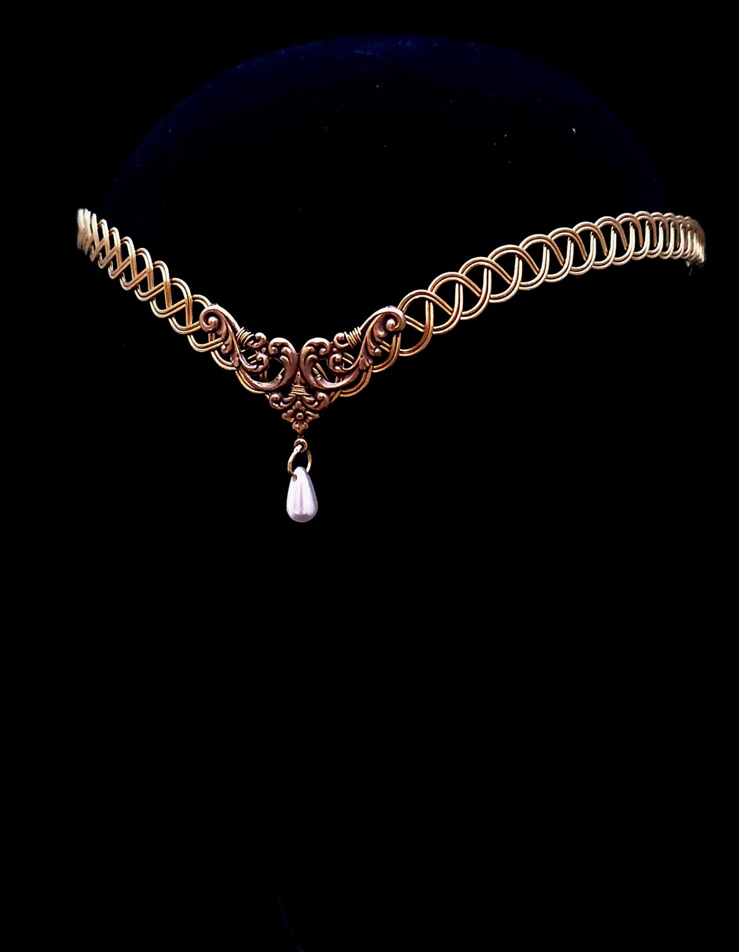 Medieval Renaissance circlet tiara pagan fantasy ELVEN