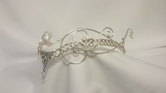 Forehead tiara, Celtic Handfasting elven tiara