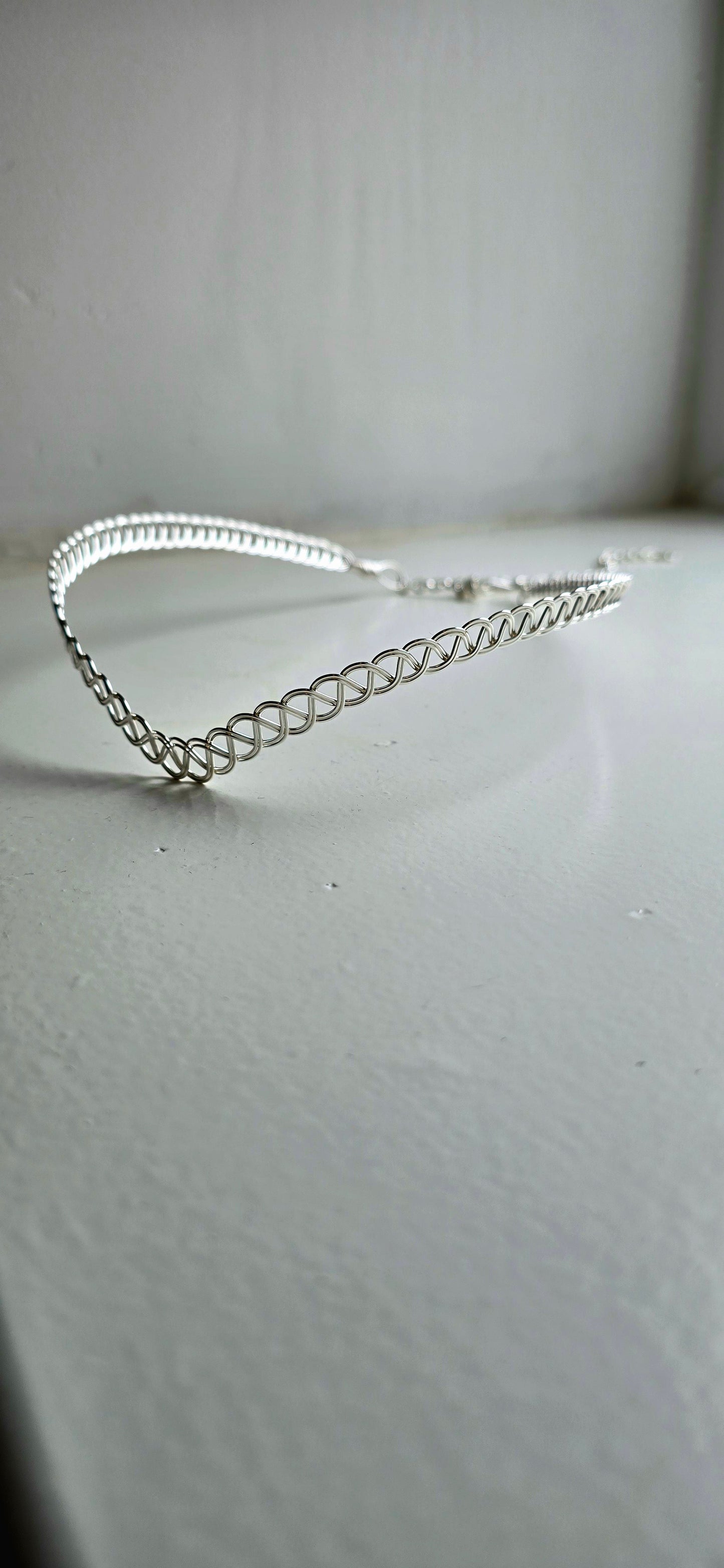 Handcrafted Celtic Weave Circlet | Silver-Plated Elven Tiara